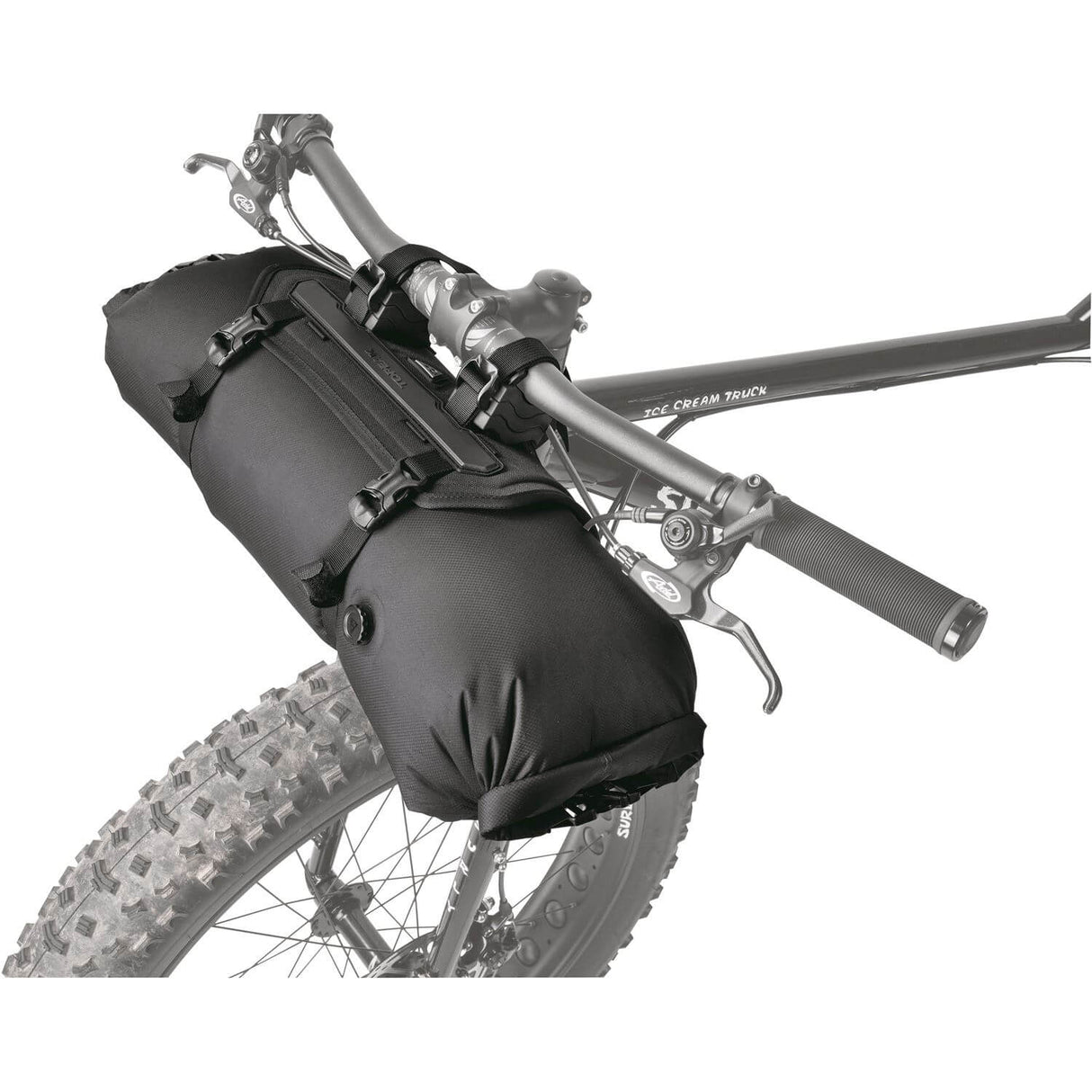 Topeak Tas vordere Lower L Schwarz - Fahrradpacksack