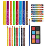 Grafix coffret couleur bois 33 pièces