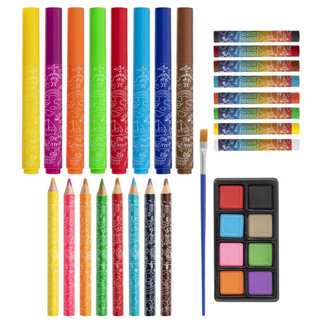 Grafix coffret couleur bois 33 pièces
