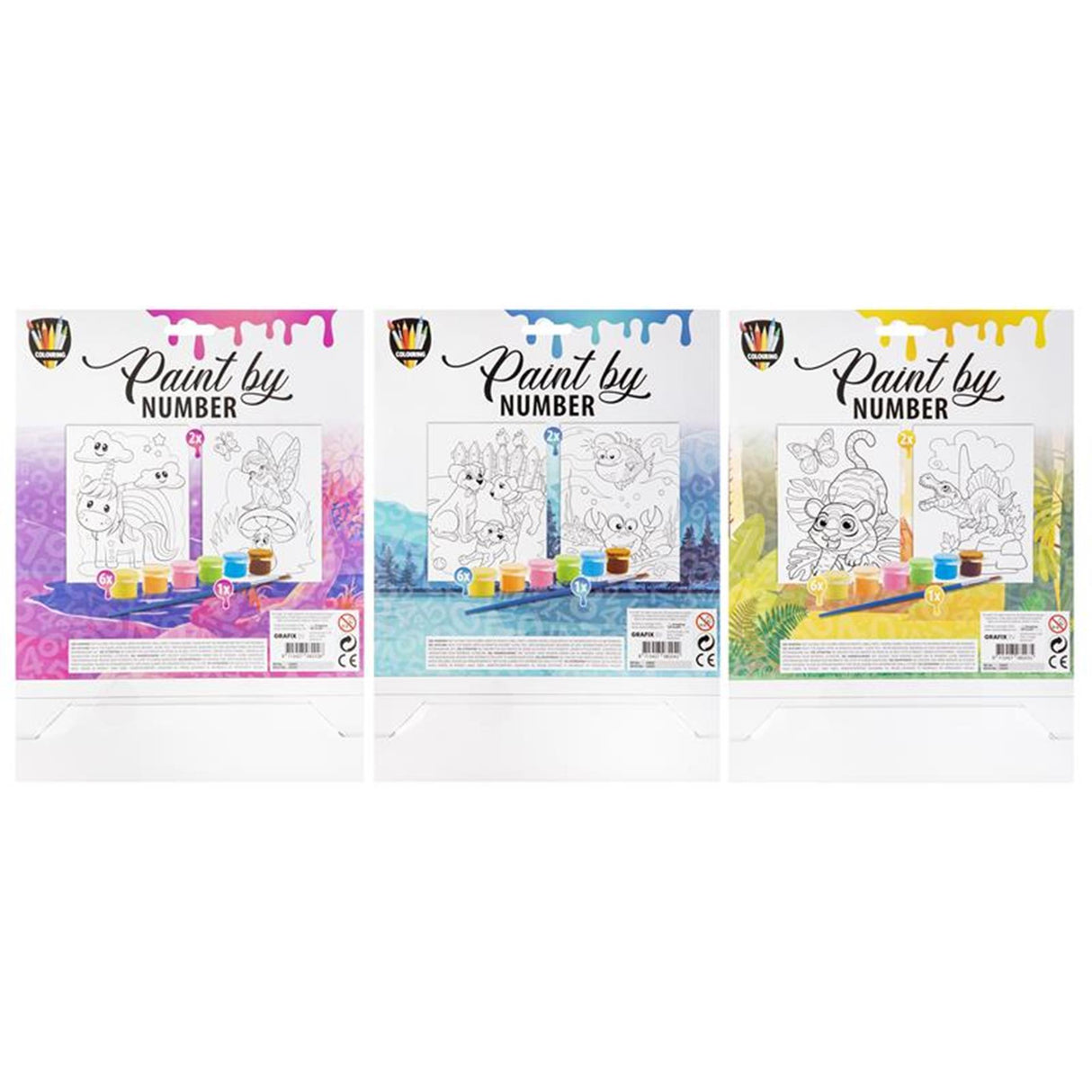 Grafix peinture au nombre - Animaux