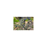 Selle sur tube mirage jantje, y compris les repousses de pied universel - noir