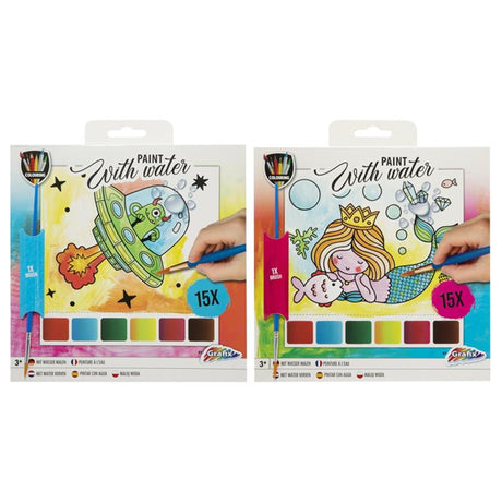 Grafix peinture à l'eau 20x20cm 15 feuilles