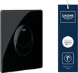 Plaque de commande Grohe start noir brillant