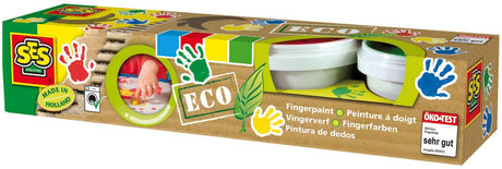 Peinture au doigt Ses eco, 4 couleurs