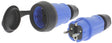 Jeu de fiches Q-link - fiche et prise - noir - bleu
