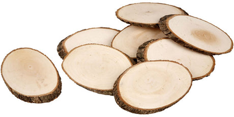 Creativ company disques en bois 11x7,5 cm 12 pièces