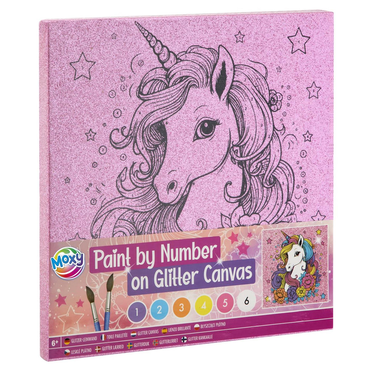 Grafix moxy peinture par numéro paillettes