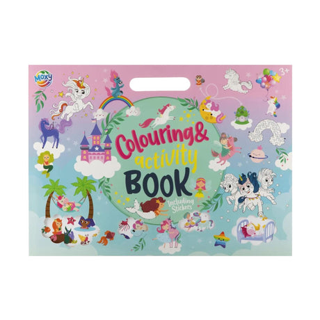 Cahier de coloriage et d'activités Moxy + autocollants