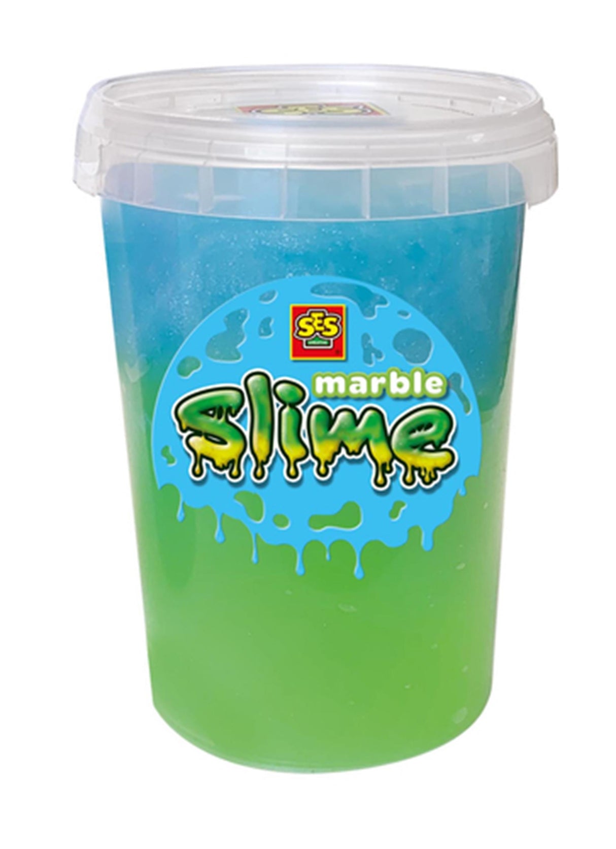 Ses slime de marbre - vert et bleu 200gr