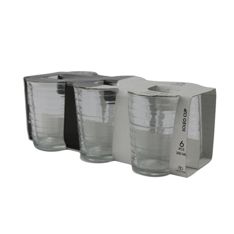 Verre soleo 200ml lot de 6