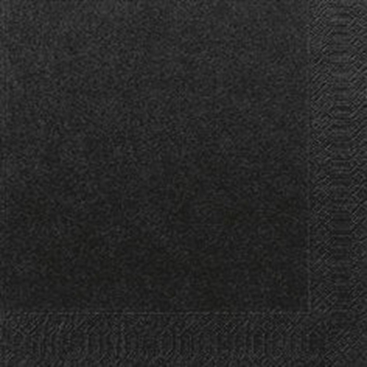 Serviettes Duni noires 33x33cm bio
