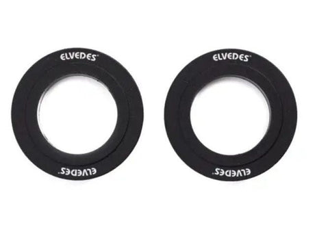 Caps inférieurs de l'arbre du joueur Elvedes pour Shimano 24 mm à l'extérieur (2 pièces)