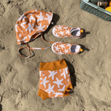 Étoile de mer | chapeau de soleil anti-UV orange
