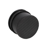 Svenska butée de porte vivante ø9x7,5cm noir mat | 2 pièces