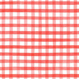Via chasse nappe PVC 140 cm vichy rouge