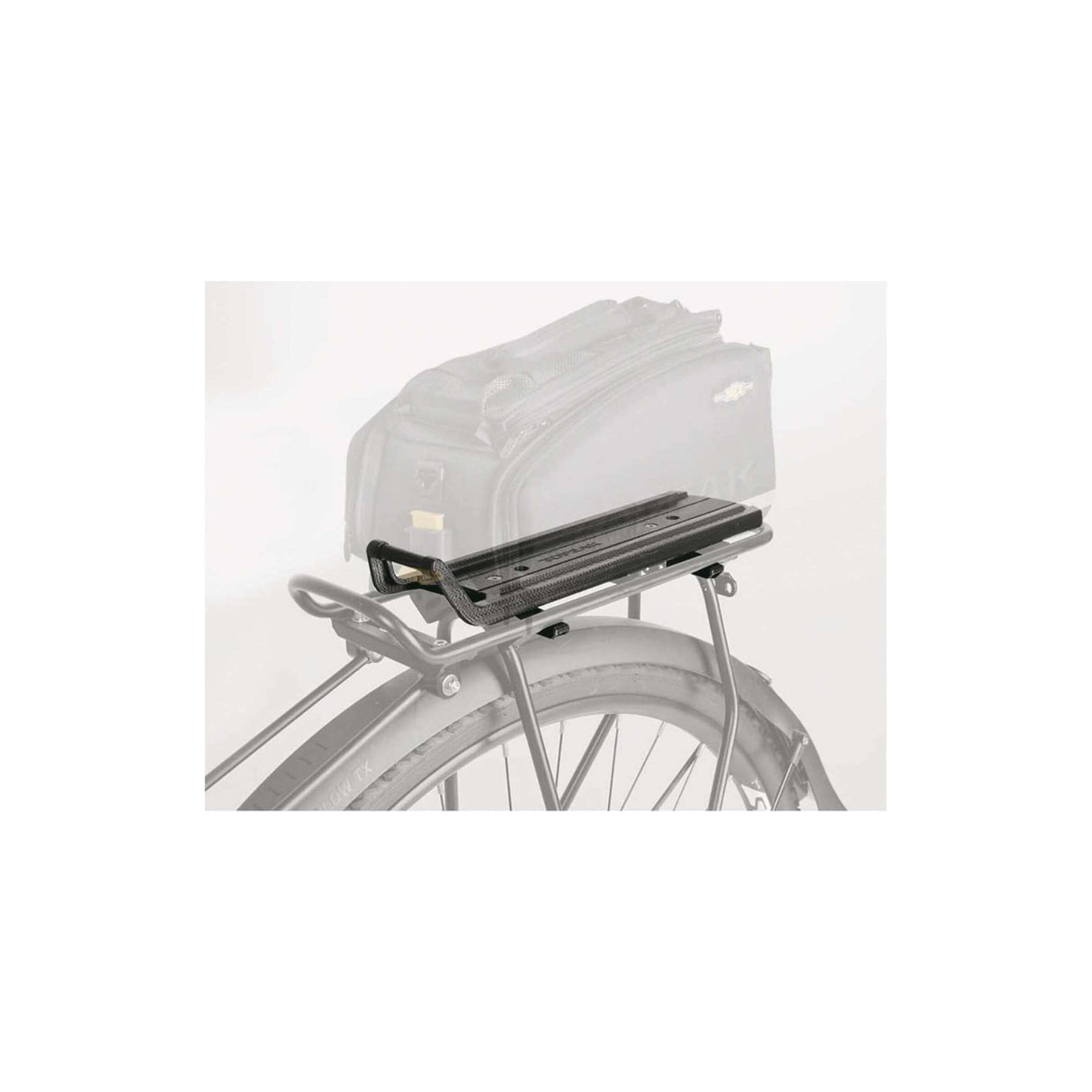 Porte-bagages Topeak omi quicktrack 120-160 mm argent