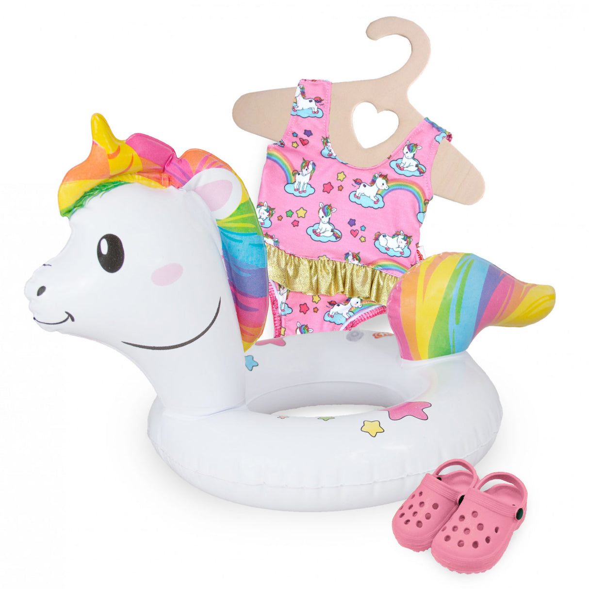 Heless Dolls Schwimmbad Einhorn, 35-45 cm