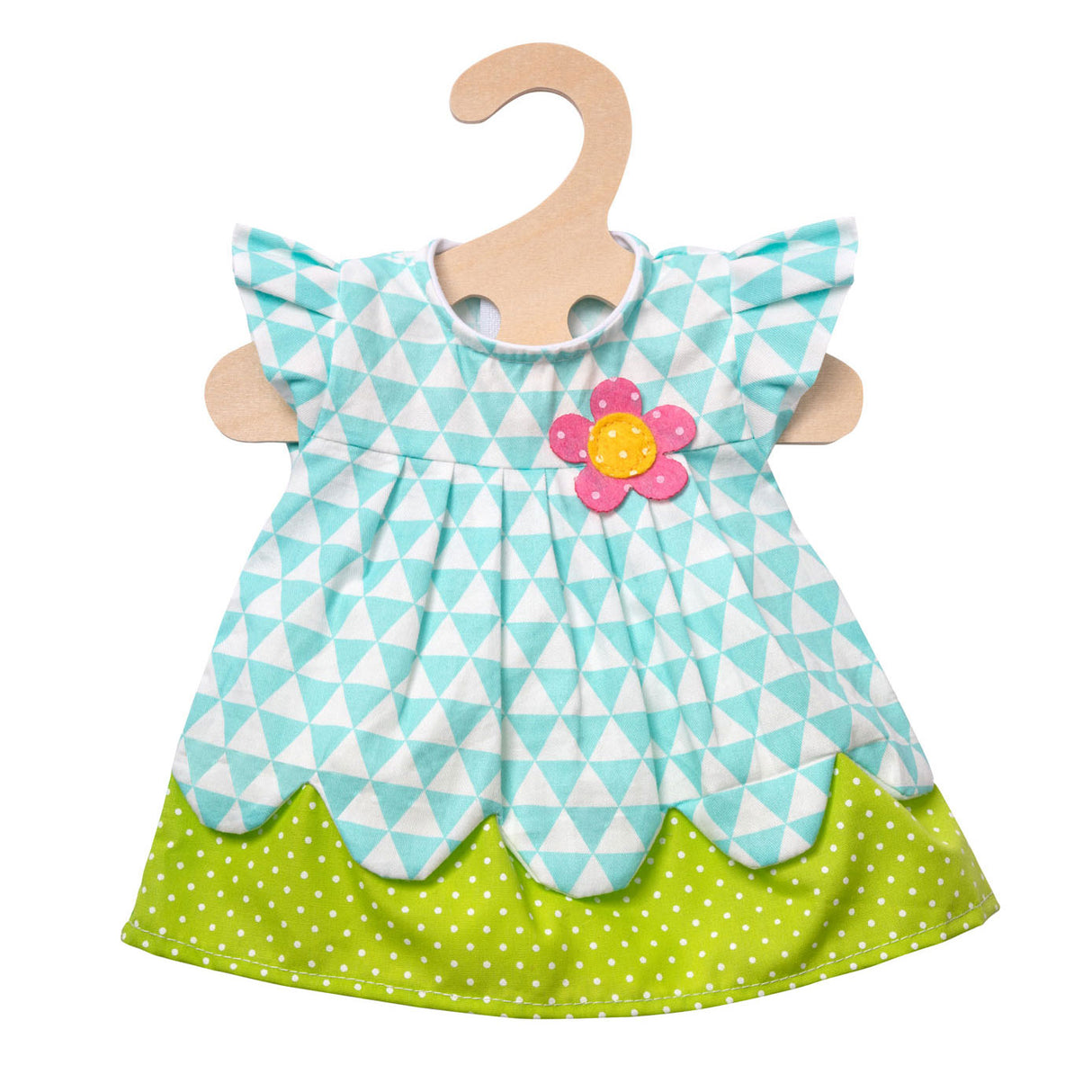 Robe de poupée Heless fleur, 28-35 cm