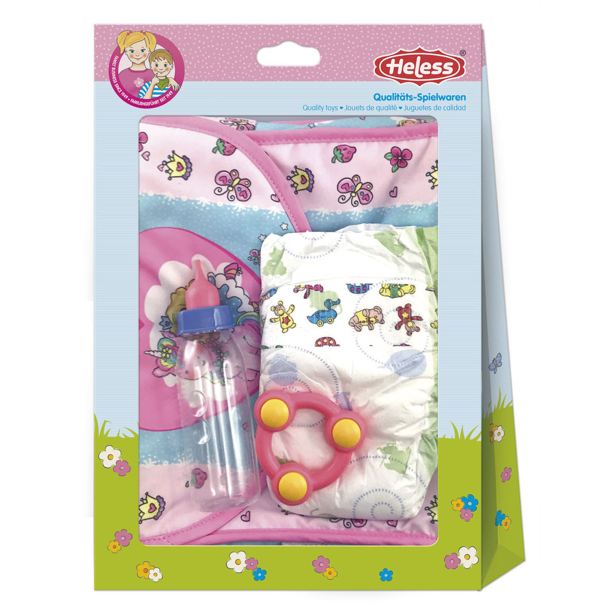Coffret de soins pour poupée licorne Heless