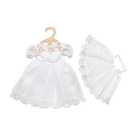Robe de mariée de poupée Heless avec voile, 28-35 cm