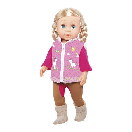Tenue de poupée d'équitation Heless - licorne, 28-35 cm