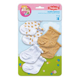 HELSS DOLL SOCKS GLITTER - 3 paires, 28-35 cm
