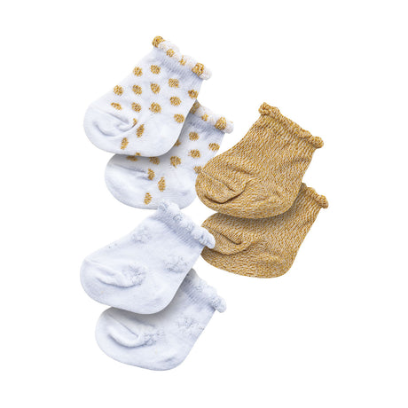HELSS DOLL SOCKS GLITTER - 3 paires, 28-35 cm