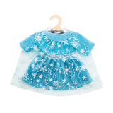 Dolld Kleed Eis Prinzessin mat Cape, 35-45 cm