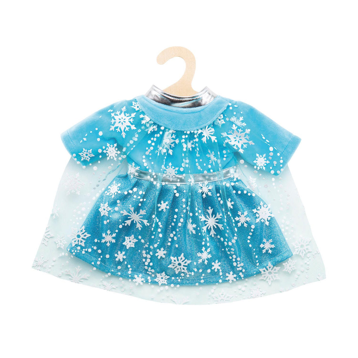 Doll Dress Ice Princess avec cap, 35-45 cm