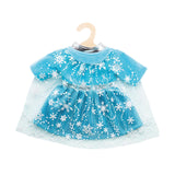 Doll Dress Ice Princess avec cap, 35-45 cm