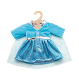 Dolld Kleed Eis Prinzessin mat Cape, 35-45 cm