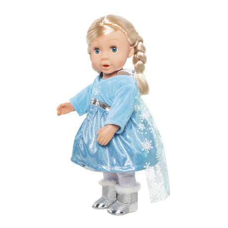 Doll Dress Ice Princess avec cap, 35-45 cm