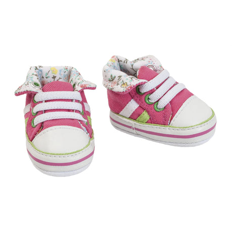 Chaussures de poupée Heless baskets roses, 30-34 cm