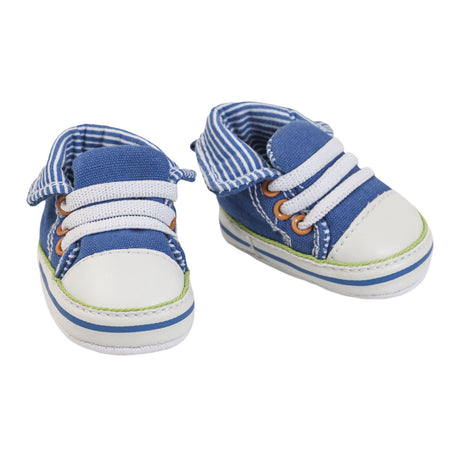 Chaussures de poupée Heless baskets bleues, 30-34 cm