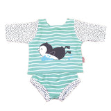 Set de natación de muñecas Heless Pinguin, 35-45 cm