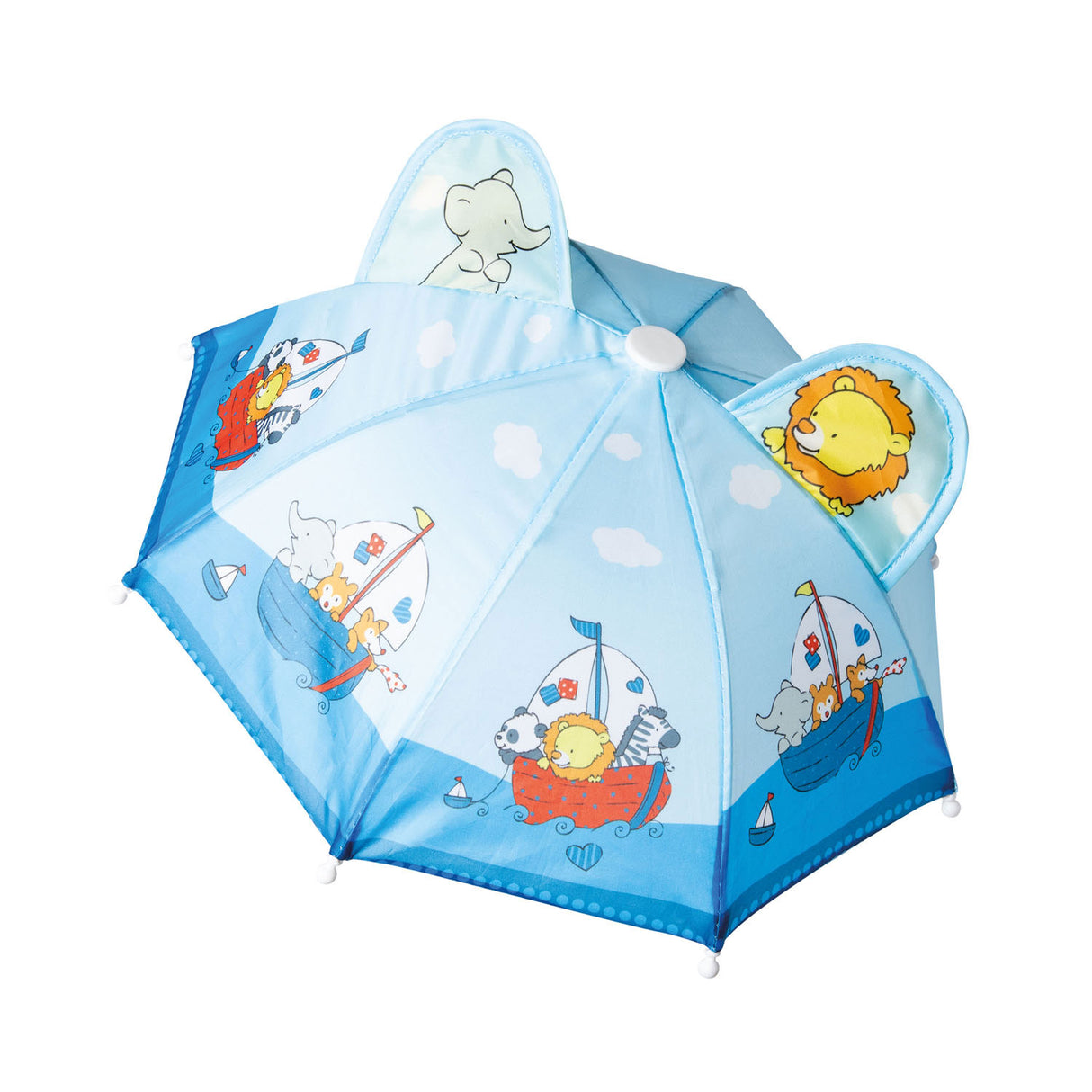 Bambole Raincape con ombrello e stivali, 28-35 cm