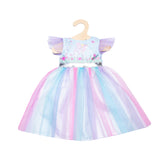 Frais de robe de poupée Heless et licorne avec couronne, 28-35 cm