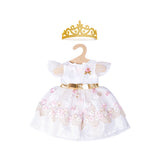 Heless Doll Robe Princess avec couronne, 35-45 cm