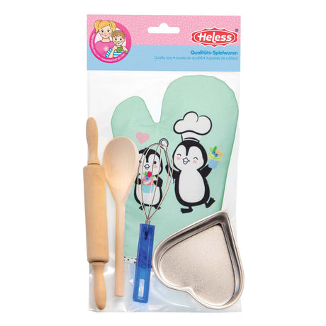 Set de pâtisserie Heless avec accessoires pingouin