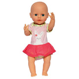 Corps de poupée Heless avec tutu lapin lou, 28-35 cm