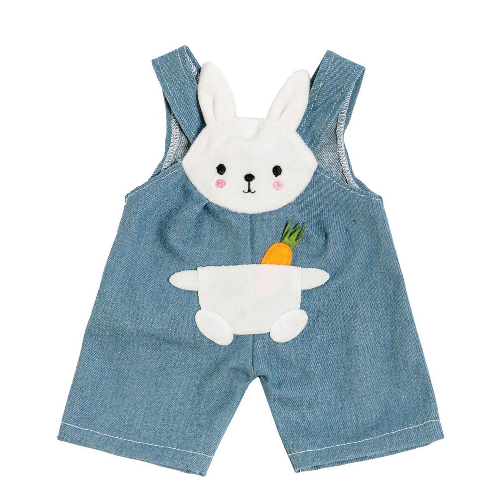 Douchés poupées avec chemise à rayures Bunny Lou, 35-45 cm