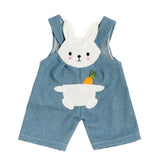 Douchés poupées avec chemise à rayures Bunny Lou, 35-45 cm