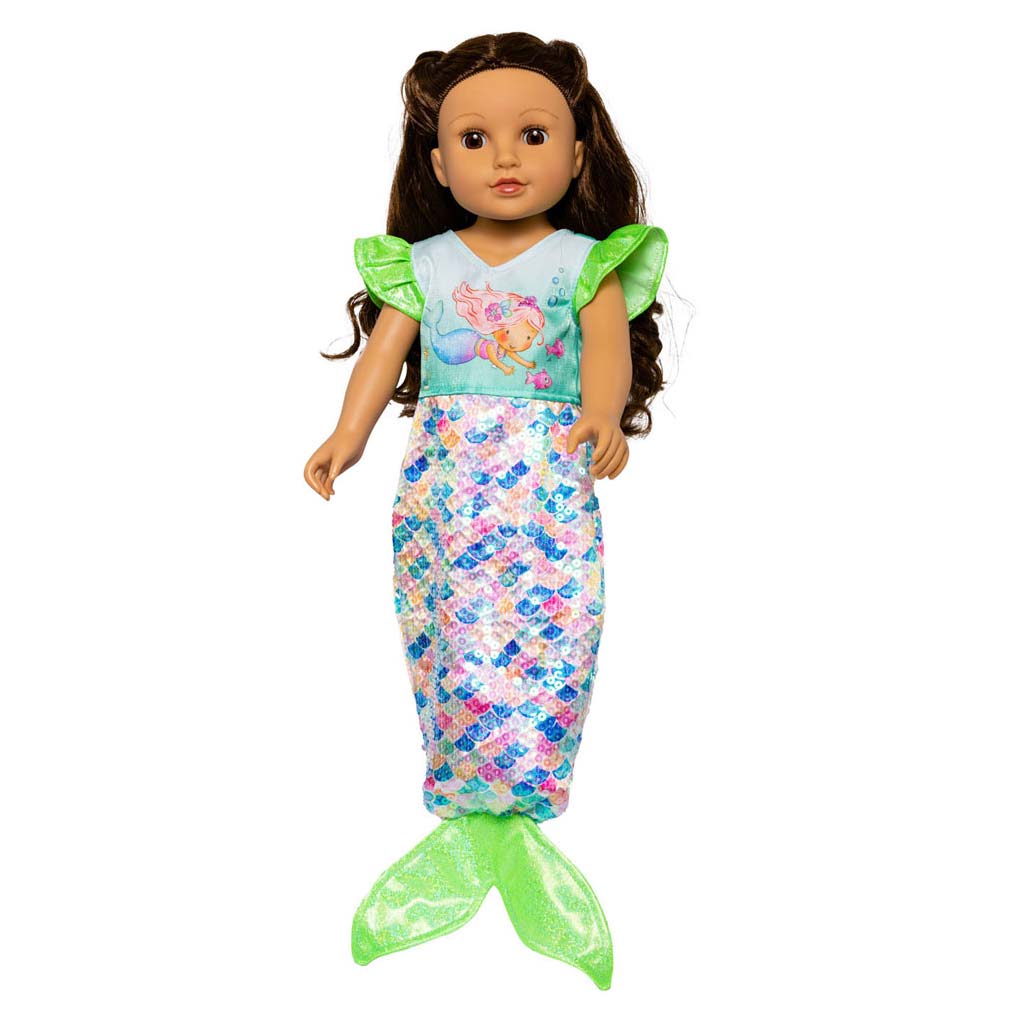 Dolls Mermaid dress Yara, 35-45 cm