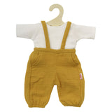 Heless Dolls Dungarees Ocker Gelb, Größe 28-35 cm