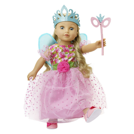Robe de poupée Heless Princess Lillifee Pink, 28-35 cm