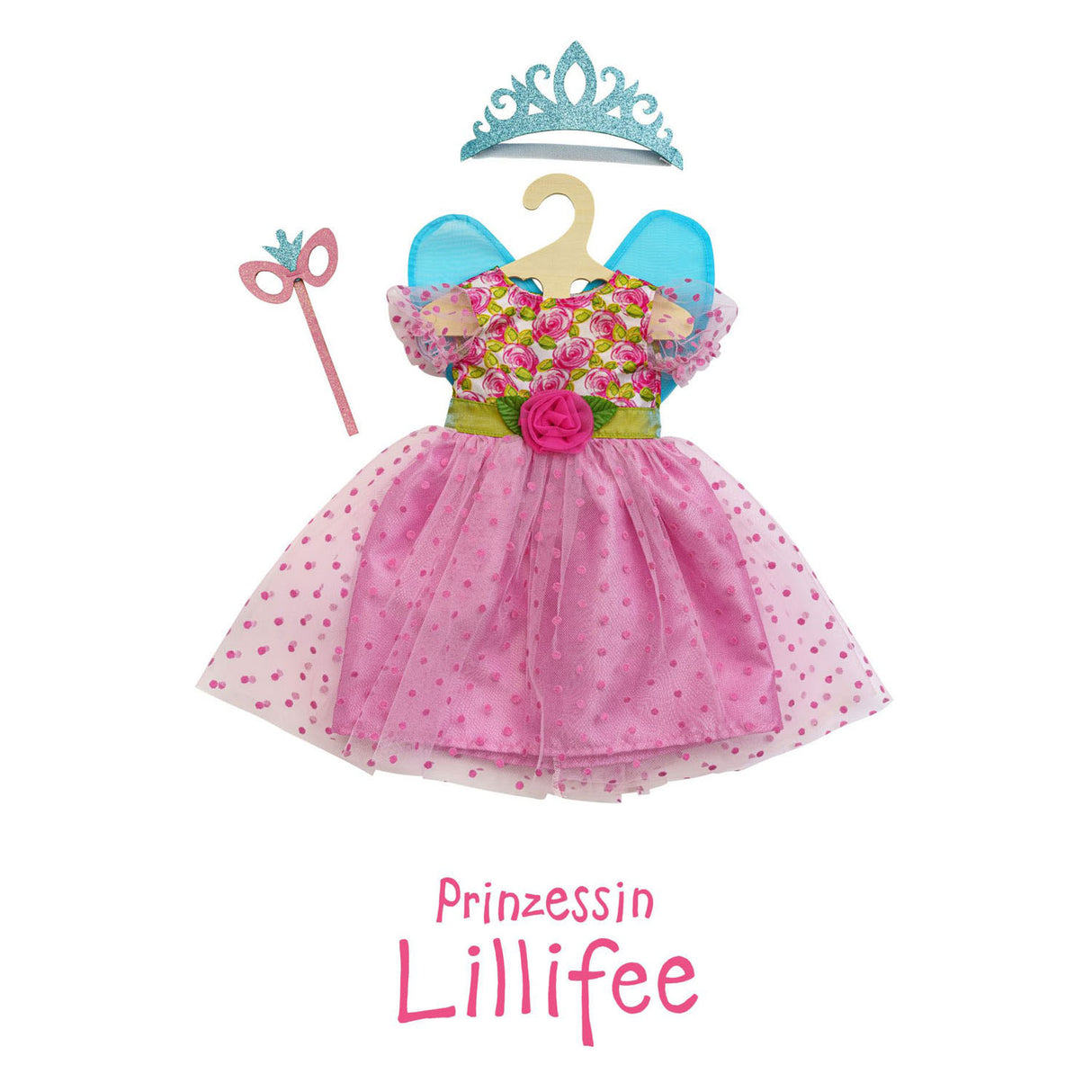 Abito da bambola Heless Princess Lillifee Pink, 28-35 cm