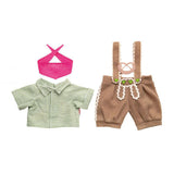 Le lederhosen des vêtements de Heless Doll avec une chemise et une écharpe, 35-45 cm