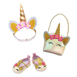 Accessori per bambole Heless Glitter Set unicorno, 30-34 cm