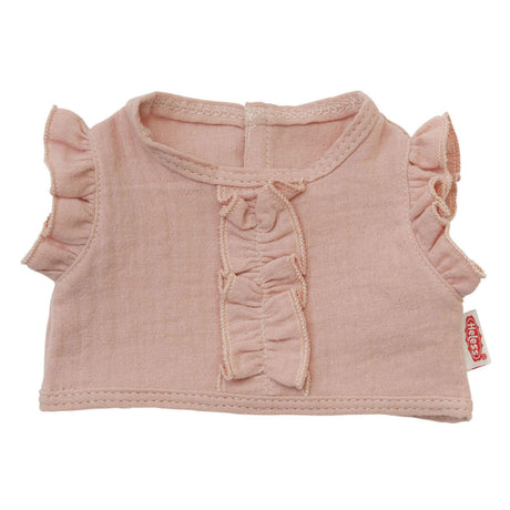 Jupe portefeuille pour poupées Heless rose à volants, 35-45 cm