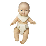 Ensemble bébé poupée Heless écru, 28-35 cm